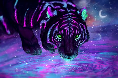 Neon Tiger Wallpapers - Wallpaper Cave