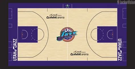 Utah Jazz Debut New Jersey & Court Design