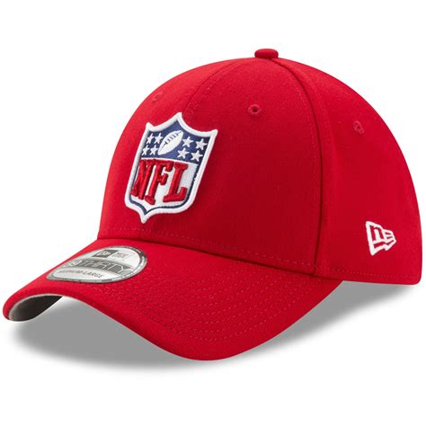 Men's NFL New Era Red Shield Logo 39THIRTY Flex Hat | Nfl, Shield logo ...