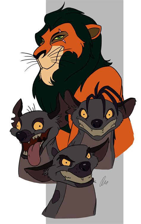 Lion King: Scar and Hyena's (Colored) by Blastebird on DeviantArt