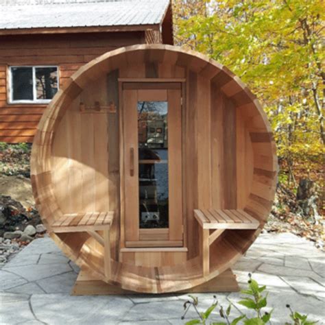 Dundalk Leisure Craft Clear Cedar Barrel Sauna - My Sauna World