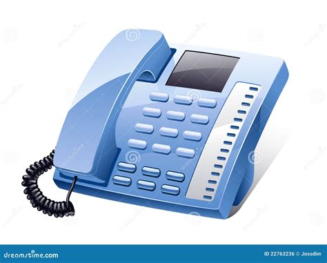 Landline phone stock vector. Illustration of connection - 22763236