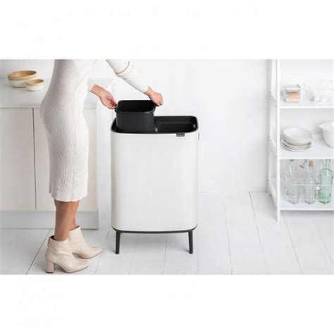 Bo Hi Touch Bin 2 x 30L White | Brabantia Kitchenware | Nsthunder