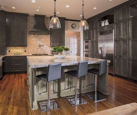 Casual Gray Kitchen Cabinets - Kitchen Craft Cabinetry