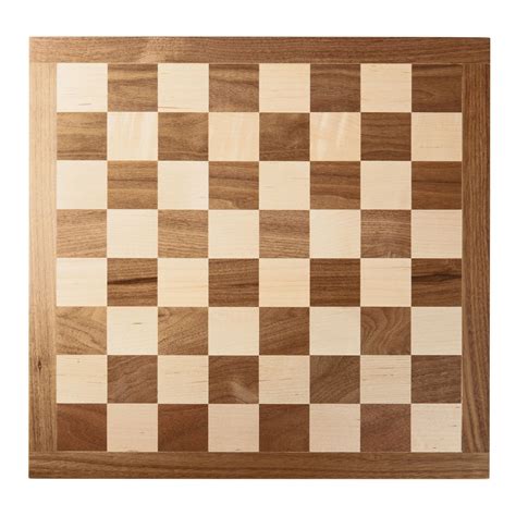 Classic Chess Board – Solid Walnut & Maple Wood 18 in. (Made in USA) – Wood Expressions