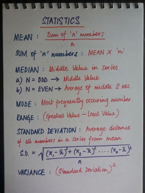 Notes on Definition of Statistical Terms. | Probabilidad y estadistica ...