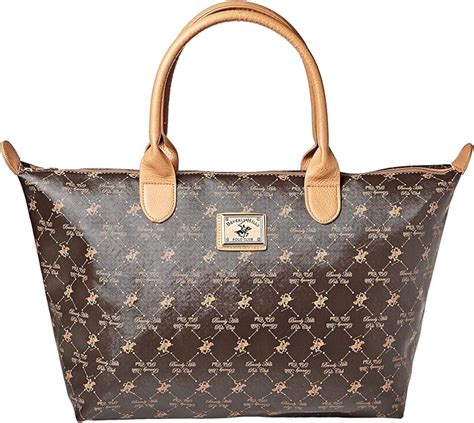 Beverly Hills Polo Club Tote Bag for Women - Brown: Buy Online at Best Price in UAE - Amazon.ae