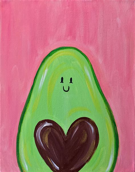 "Avocado Love" Painting Party with The Paint Sesh