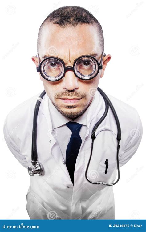 Funny doctor stock photo. Image of medical, background - 30346870