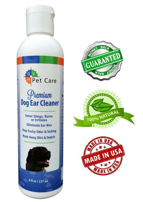 Premium Dog Ear Cleaner | Dog ear cleaner, Dog ear cleaning solution ...