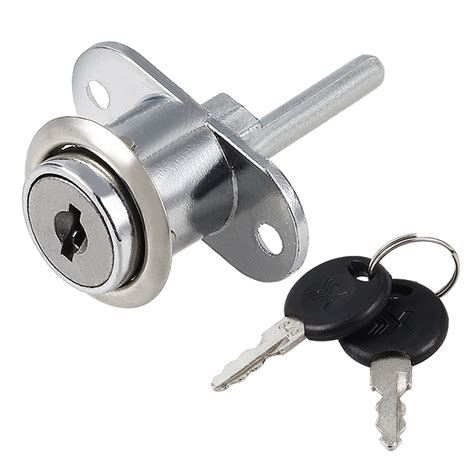 5/8" Cylinder Diameter Cabinet Drawer Plunger Lock w Key, Keyed ...