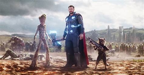 Thor Rocket and Groot,Great scene in Infinity War by Gaz003 on DeviantArt