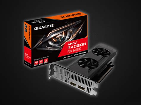 GIGABYTE Introduces New AMD Radeon RX 6400 EAGLE 4G And Radeon RX 6400 ...