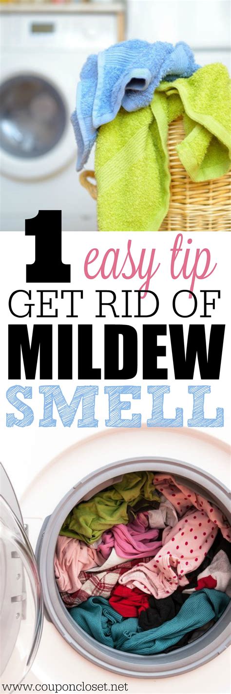 How to get rid of mildew smell - Only 1 Simple Ingredient Needed!