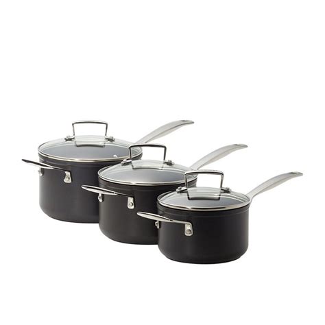 Le Creuset Toughened Non-Stick 3pc Saucepan Set - On Sale Now!