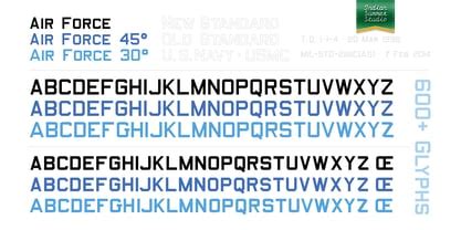 Air Force Font | Webfont & Desktop | MyFonts