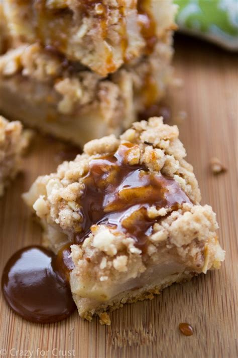 Pear Pie Crumble Bars - Crazy for Crust