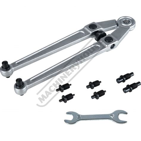 PSW100 Adjustable Pin Spanner Wrench Set - Hare & Forbes Machineryhouse