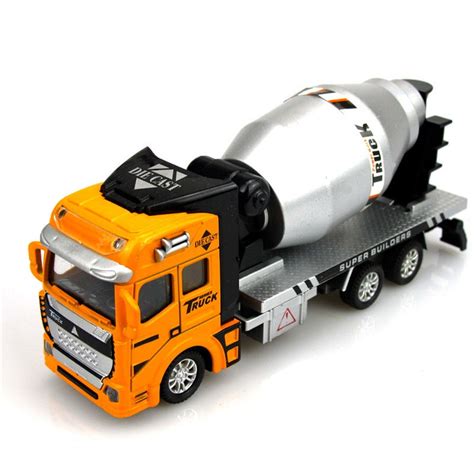 Construction Site Vehicles Toy, Kids Engineering Play Toy, Dump Trucks, Excavator, Cement Mixer ...