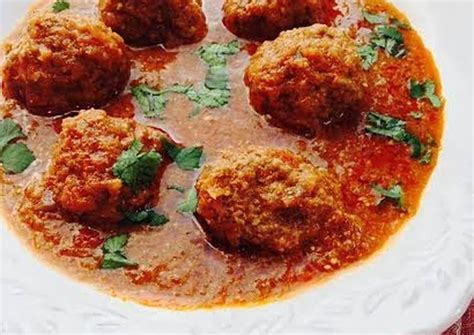 Beef Kofta Curry Recipe by Beula Pandian Thomas - Cookpad India