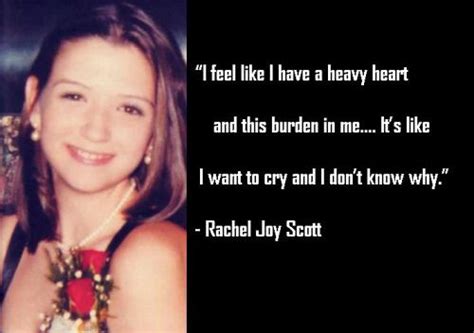 Rachel Joy Scott (August 5, 1981 – April 20, 1999) was an American ...