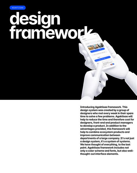 Design framework on Behance