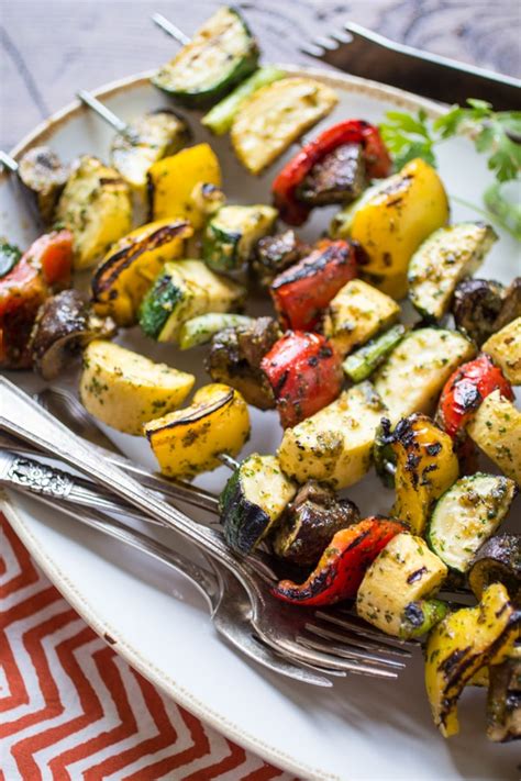 grilled vegetable skewers marinade