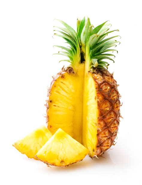 Free photo: Pineapple with slices isolated on white - Ananas, Ripe, Natural - Free Download - Jooinn