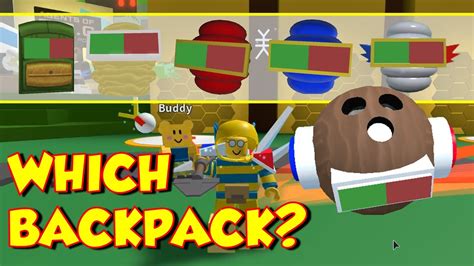 Which BackPack? - Bee Swarm Simulator Tips and Tricks - YouTube