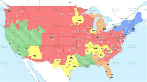 NFL Week 8 TV coverage maps