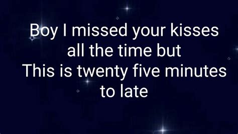 25 Minutes Lyrics (MLTR?) - YouTube