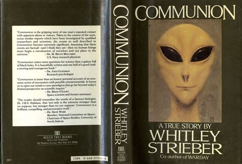 Communion: A True Story by Strieber, Whitley: Near Fine Condition Hardcover (1987) First Edition ...