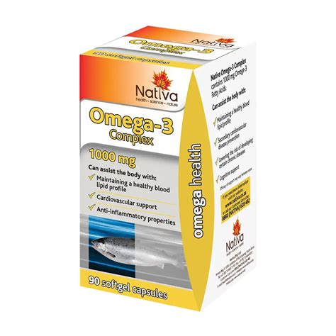 Nativa Omega 3 Complex Softgels, 90's