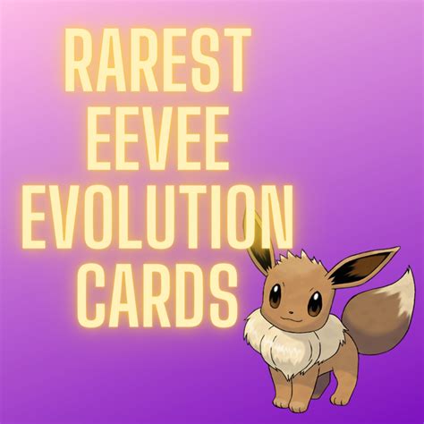 Pokemon Eevee Evolution Lot ULTRA RARE - lagoagrio.gob.ec