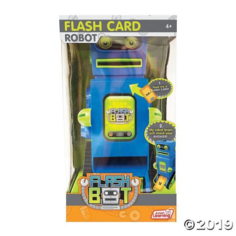 Flashbot® Flashcard Robot (1 Set(s)) | GlowUniverse.com