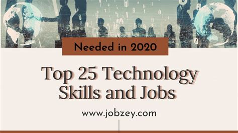 Top 25 Technology Skills And Jobs Needed In 2020 - YesiJob