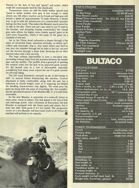 1973 - 1975 Bultaco Matador 250 MK5