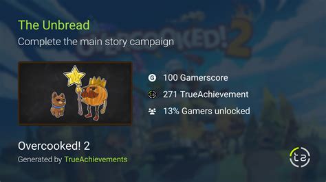 The Unbread achievement in Overcooked! 2