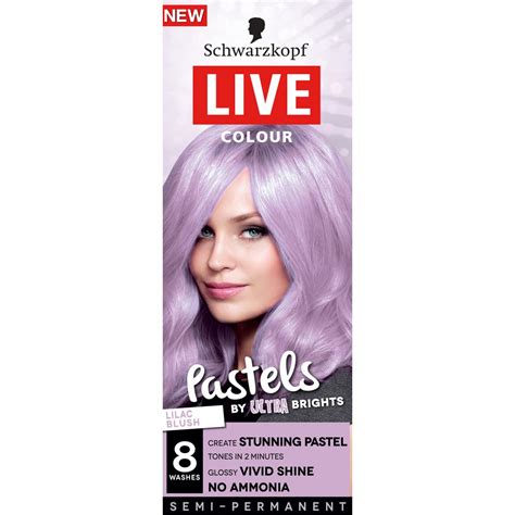 Lilac Hair Dye Permanent / Schwarzkopf Live Pretty Pastels Lilac Crush ...