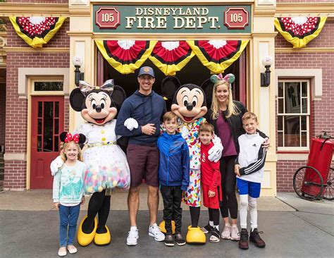 Drew Brees Visits Disneyland with His Wife and Four Kids: Photos