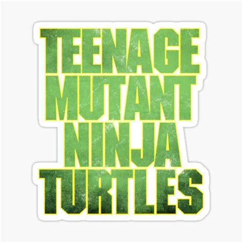 "Ninja Turtles 1990 Logo" Sticker for Sale by CreativeSpero | Redbubble