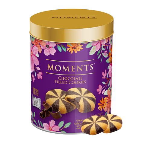 Moments Chocolate filled cookies tin – Colombina