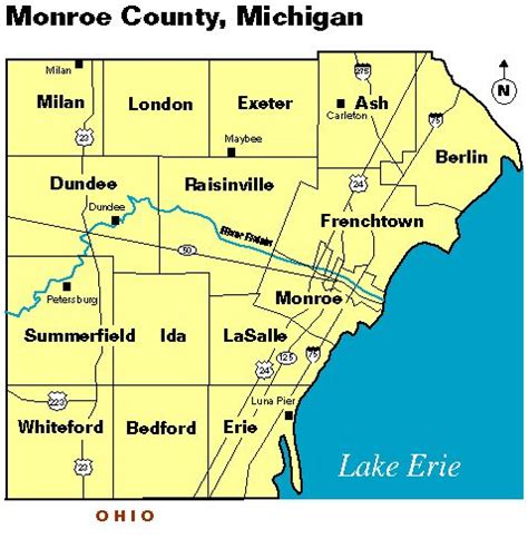 Monroe County Main Page | Lake erie ohio, Michigan, Monroe county