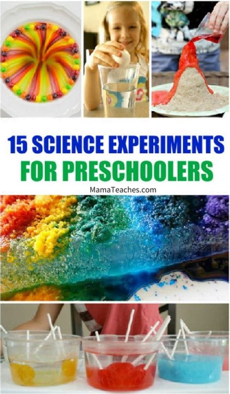 15 Science Experiments for Preschoolers - Mama Teaches