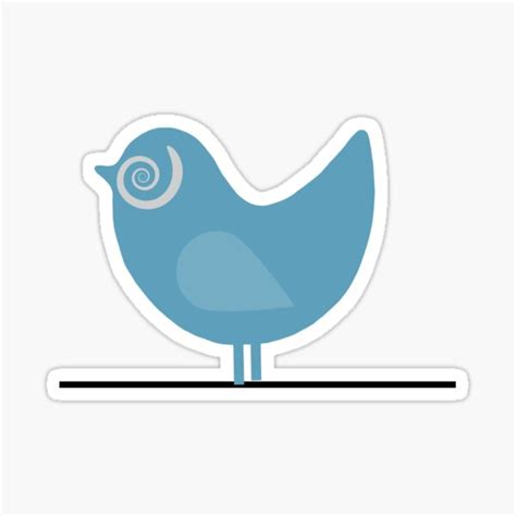 "Bird on a Wire T Shirt" Sticker for Sale by simpsonvisuals | Redbubble