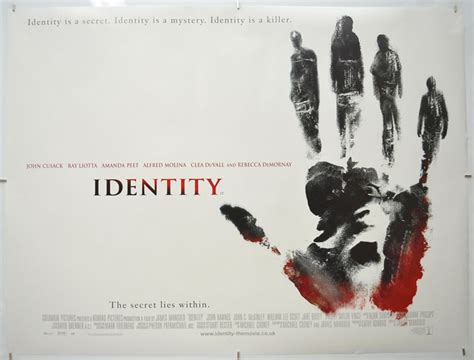 Identity - Original Movie Poster