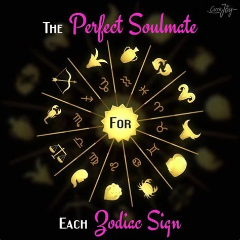 The Perfect Soulmate For Each Zodiac Sign #soulmatesigns | Zodiac signs ...