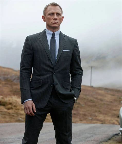 Fancy Grey James Bond Skyfall Suit | Daniel Craig Suit