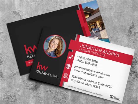 Keller Williams Business Card Template Bc19702Kw for Keller Williams Business Card Templates ...