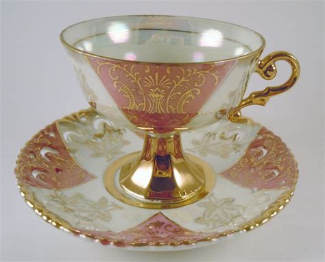 Royal Crown Iridescent Fine Bone China Tea Cup & by MSMUnlimited